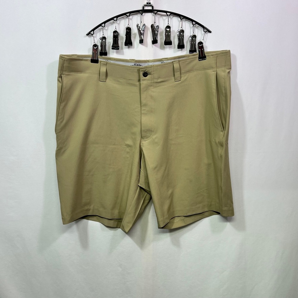 Callaway Mens Performance Golf Shorts Chinchilla Tan Stretch Size 38 New